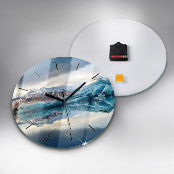 Orologio rotondo Lago Jokulsarlon Islanda