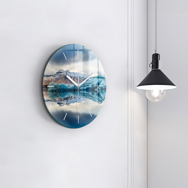Orologio rotondo Lago Jokulsarlon Islanda