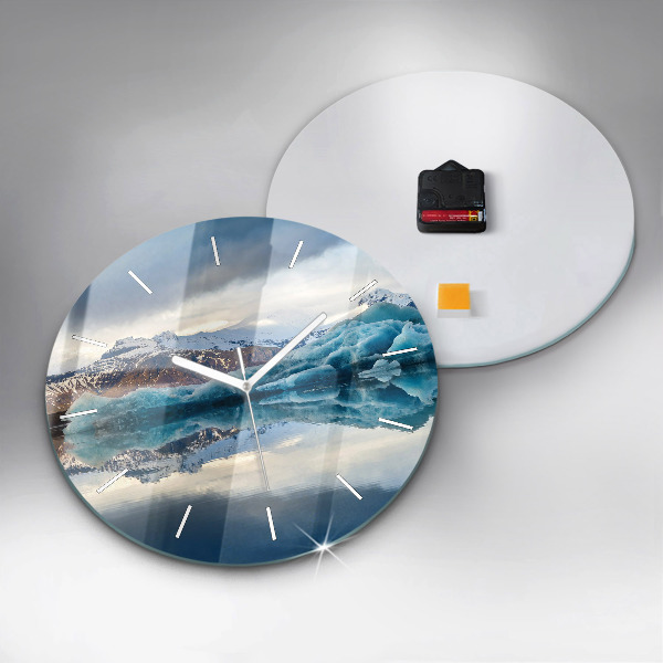 Orologio rotondo Lago Jokulsarlon Islanda