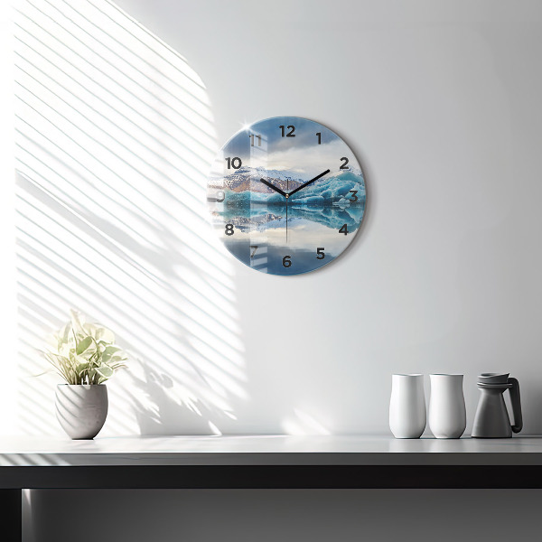 Orologio rotondo Lago Jokulsarlon Islanda