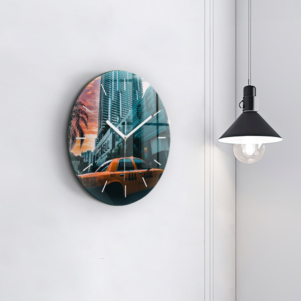 Orologio rotondo Miami, Florida