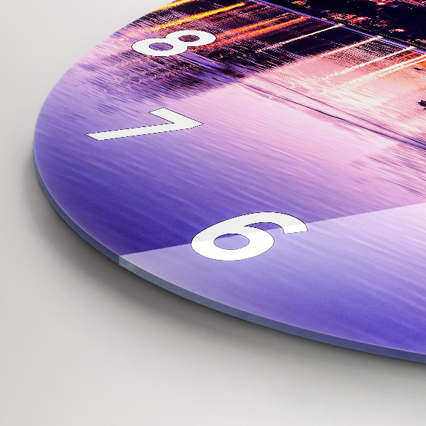 Orologio rotondo Skyline della città di Orlando