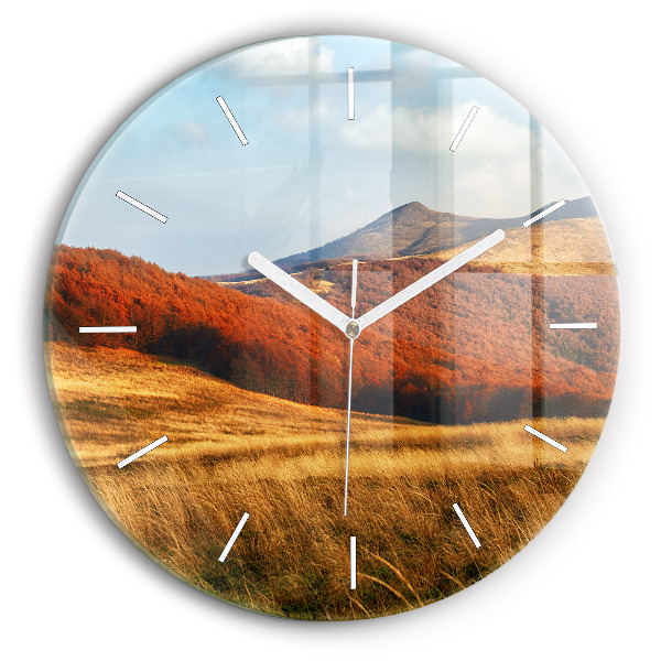 Orologio rotondo Paesaggio montano