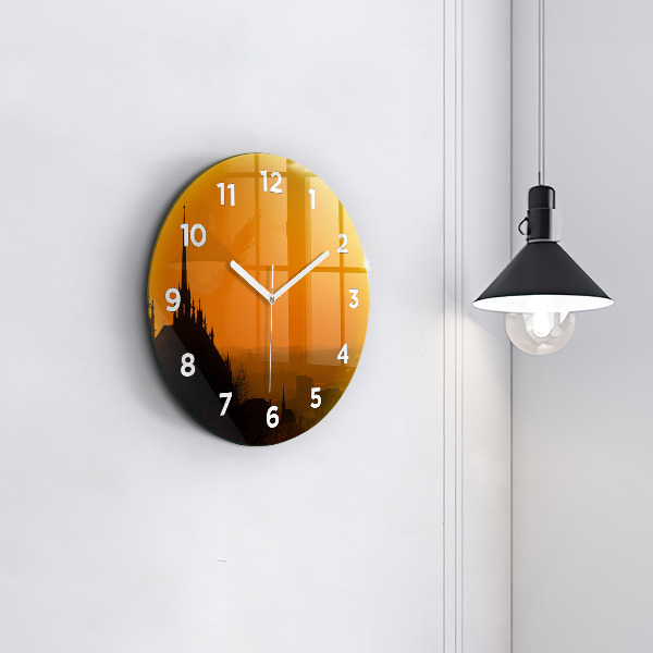 Orologio rotondo Vista della Cattedrale di Brno