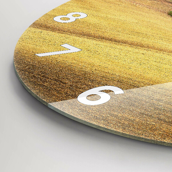 Orologio rotondo Paesaggio rurale della Moravia