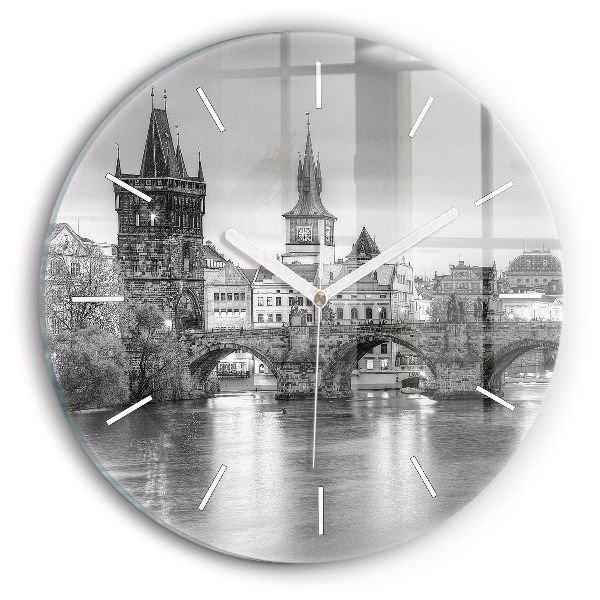 Orologio rotondo Ponte Carlo a Praga