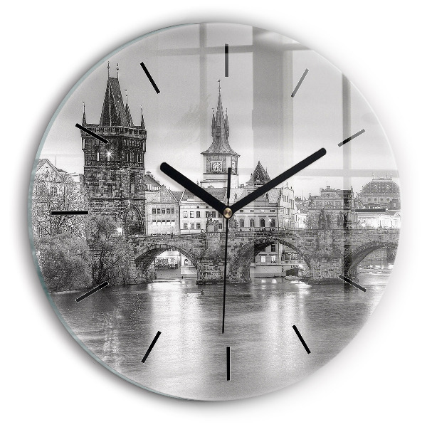 Orologio rotondo Ponte Carlo a Praga