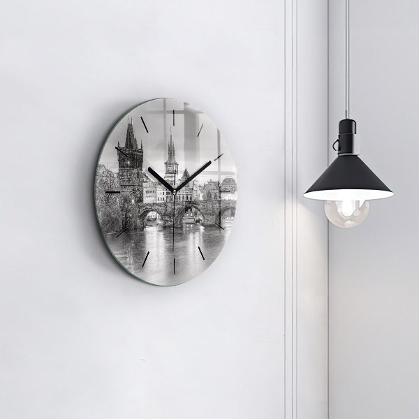 Orologio rotondo Ponte Carlo a Praga