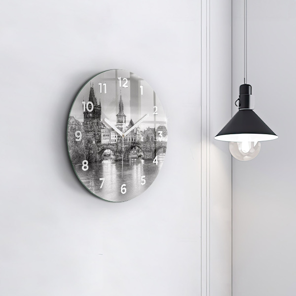 Orologio rotondo Ponte Carlo a Praga