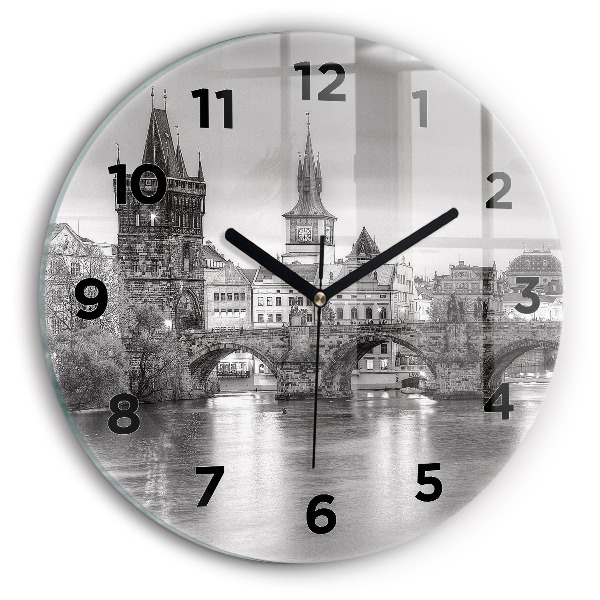 Orologio rotondo Ponte Carlo a Praga