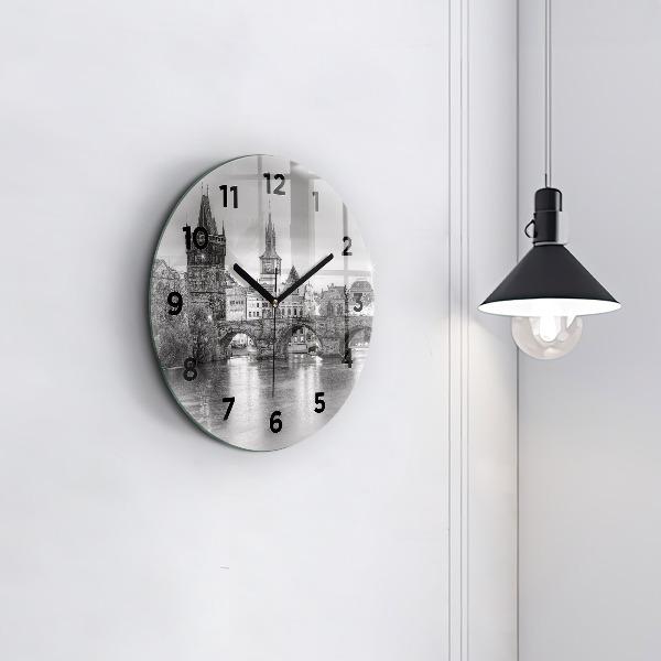 Orologio rotondo Ponte Carlo a Praga