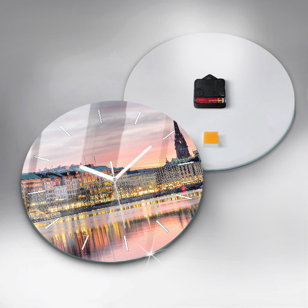 Orologio rotondo Alster ad Amburgo