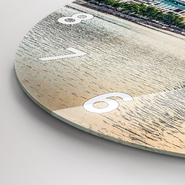 Orologio rotondo Binnenalster ad Amburgo