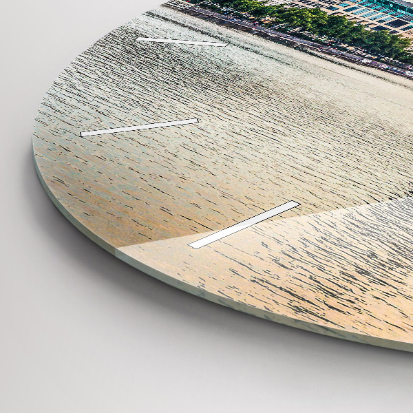 Orologio rotondo Binnenalster ad Amburgo