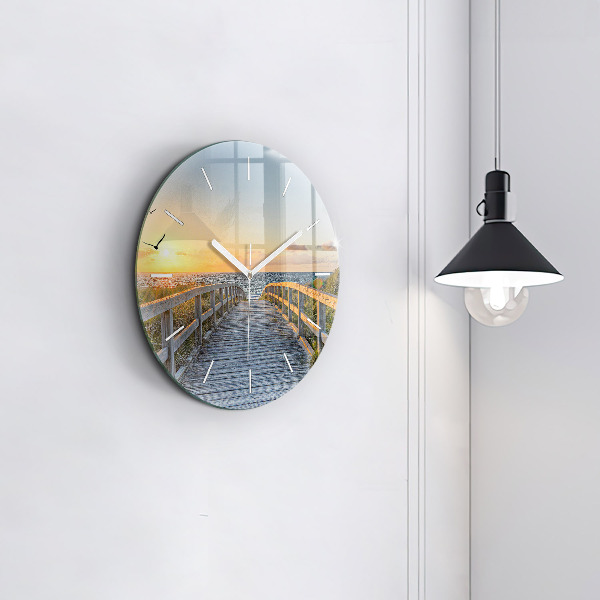 Orologio rotondo Vacanze al mare