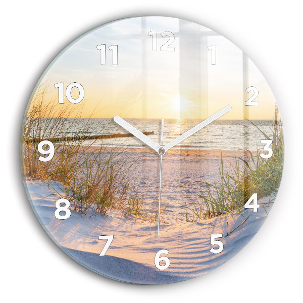 Orologio rotondo Tramonto sul mare