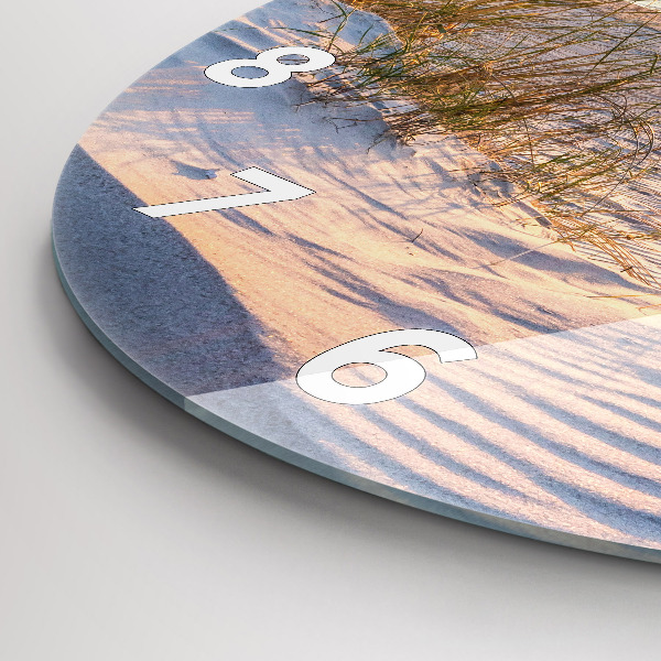 Orologio rotondo Tramonto sul mare