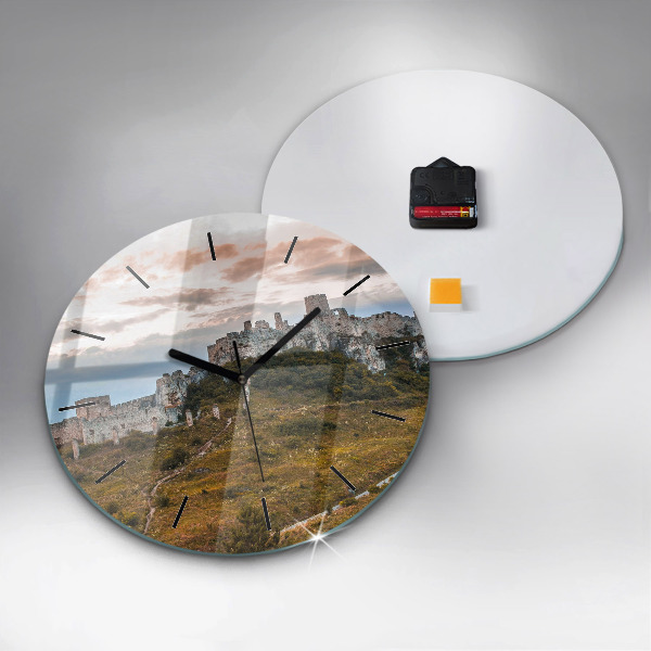 Orologio rotondo Castello di Spiš in Slovacchia