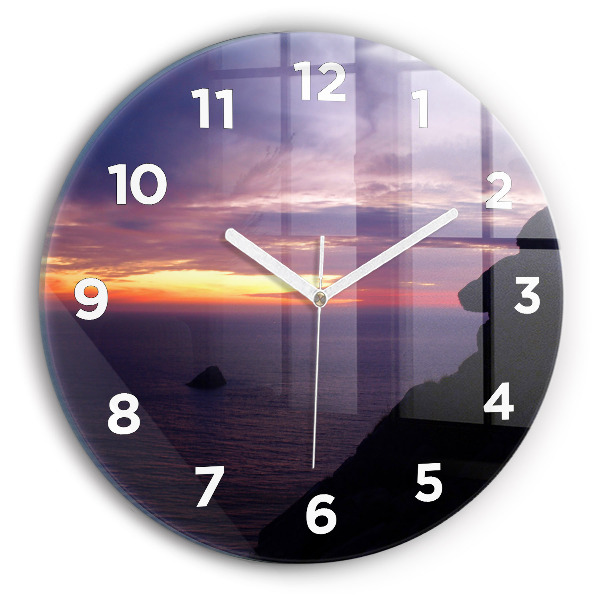 Orologio rotondo Testa di pietra