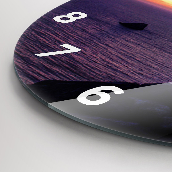 Orologio rotondo Testa di pietra