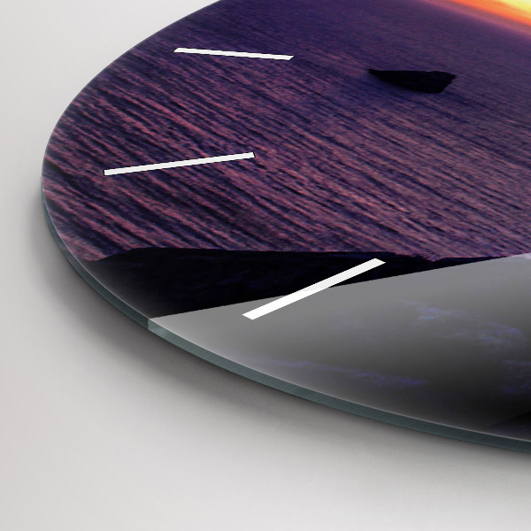 Orologio rotondo Testa di pietra