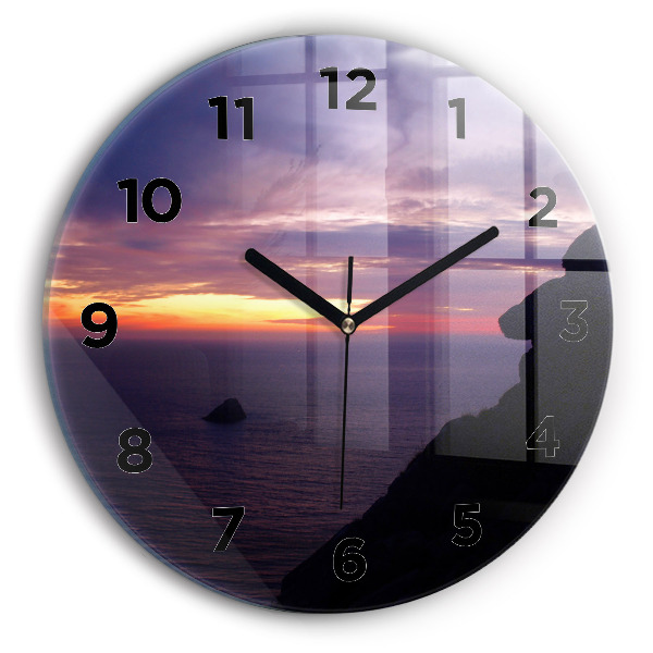 Orologio rotondo Testa di pietra