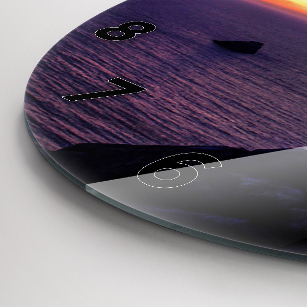 Orologio rotondo Testa di pietra