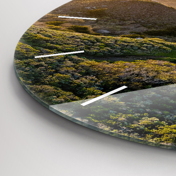 Orologio rotondo in vetro La strada per San Francisco