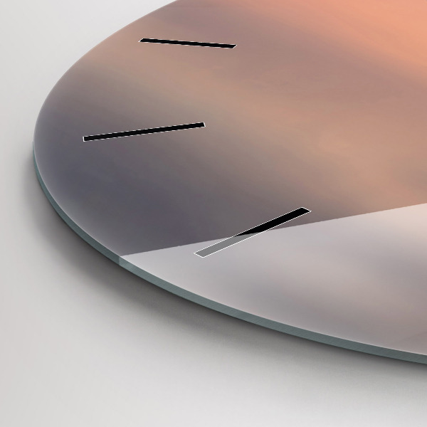 Orologio rotondo in vetro Lago Balaton Stati Uniti