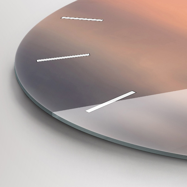 Orologio rotondo in vetro Lago Balaton Stati Uniti