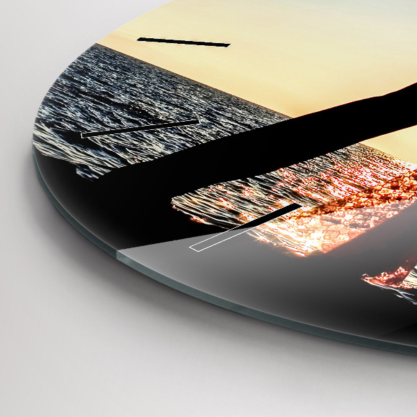 Orologio rotondo Danza spagnola in mare