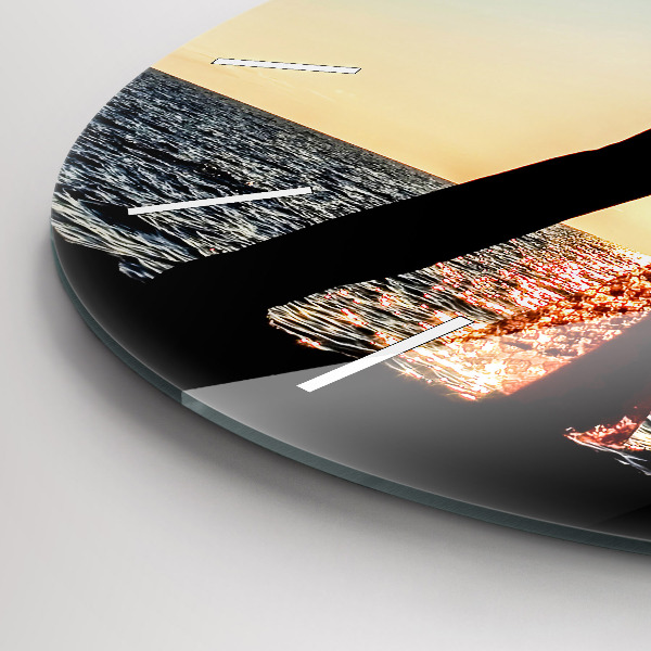 Orologio rotondo Danza spagnola in mare