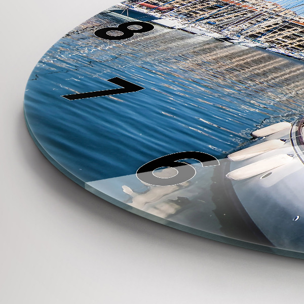 Orologio rotondo Marina a Marsiglia Francia