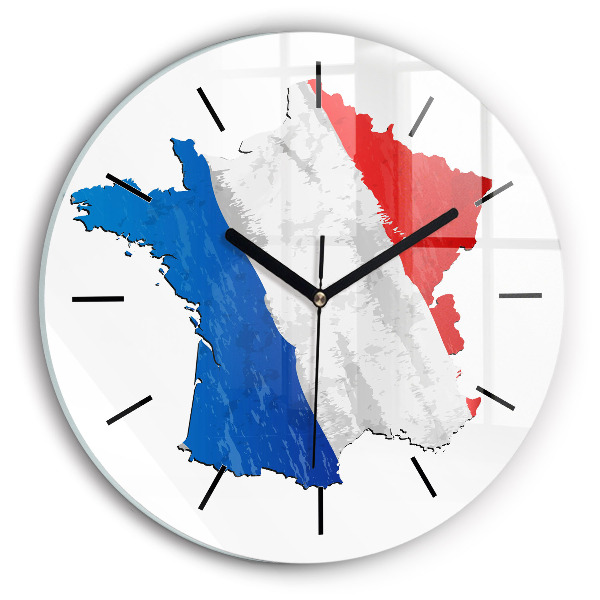 Orologio rotondo Bandiera della Francia