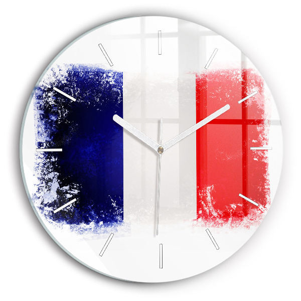 Orologio rotondo Bandiera della Francia