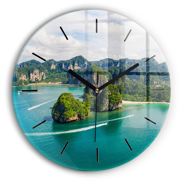 Orologio rotondo Isola in Thailandia