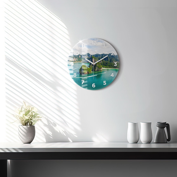 Orologio rotondo Isola in Thailandia