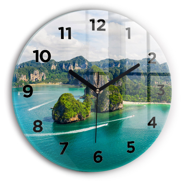 Orologio rotondo Isola in Thailandia