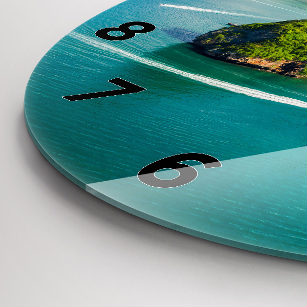 Orologio rotondo Isola in Thailandia