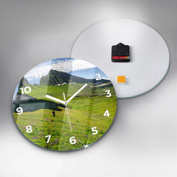 Orologio rotondo in vetro Riserva di Hornstrandir Islanda