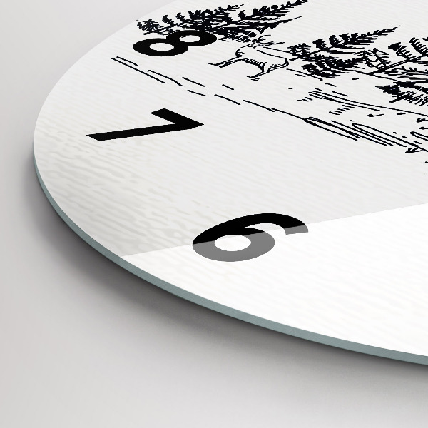 Orologio rotondo Città dei cartoni animati