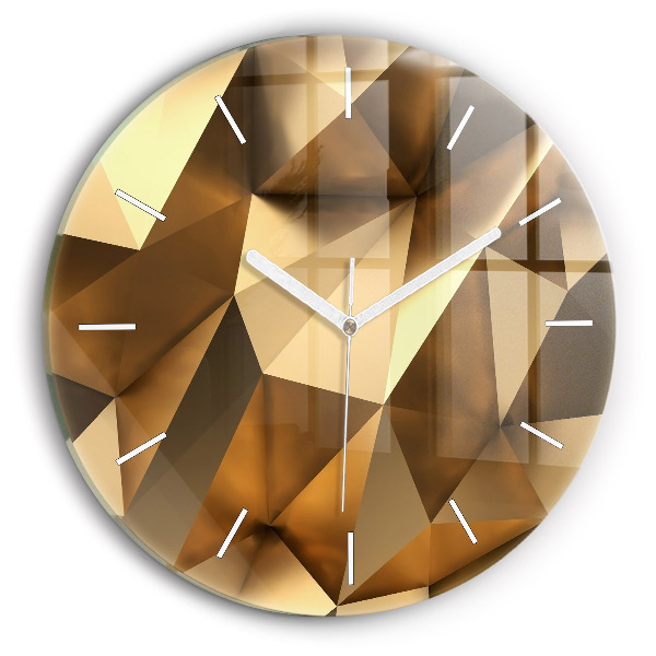 Orologio rotondo Texture geometrica