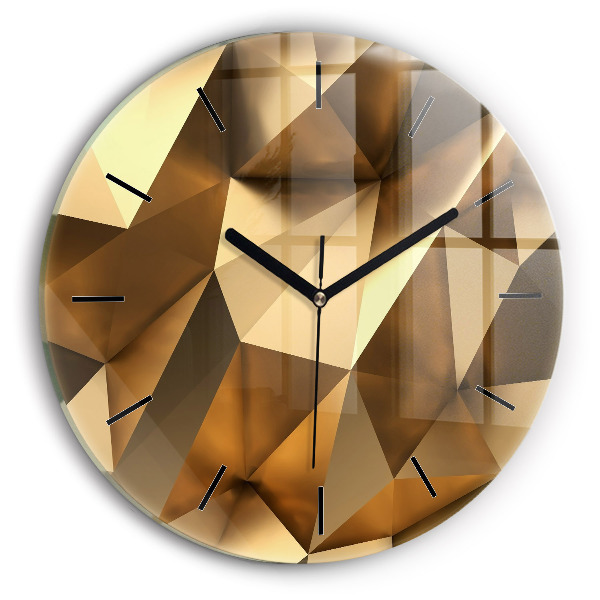 Orologio rotondo Texture geometrica