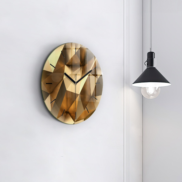 Orologio rotondo Texture geometrica