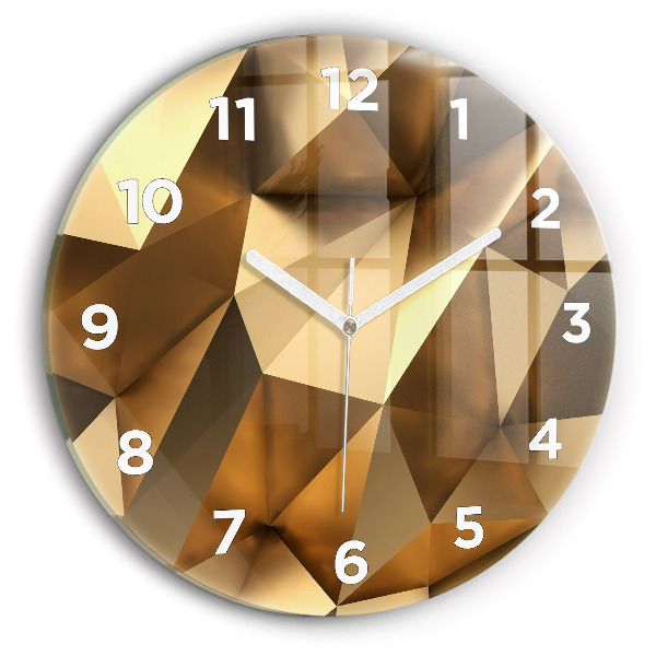 Orologio rotondo Texture geometrica