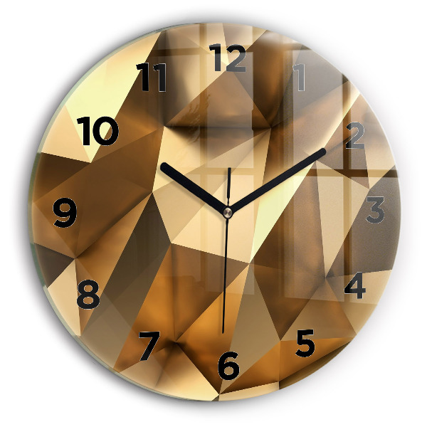 Orologio rotondo Texture geometrica