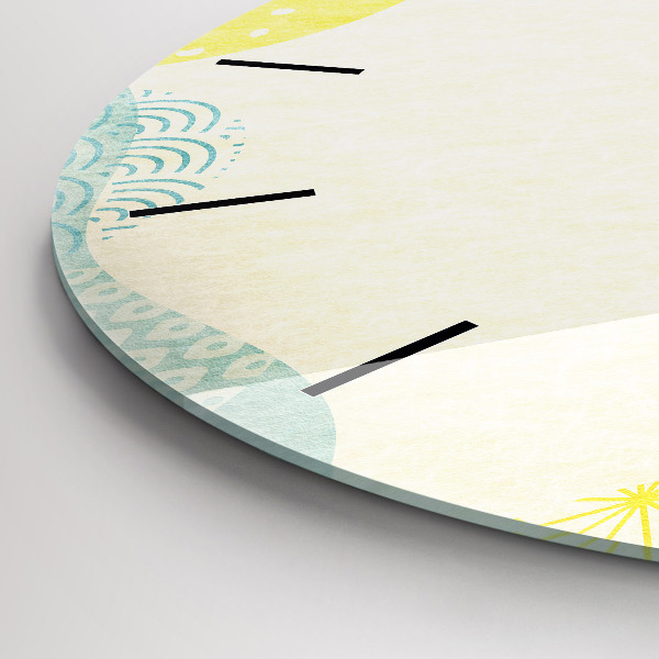 Orologio rotondo in vetro Cornice modello