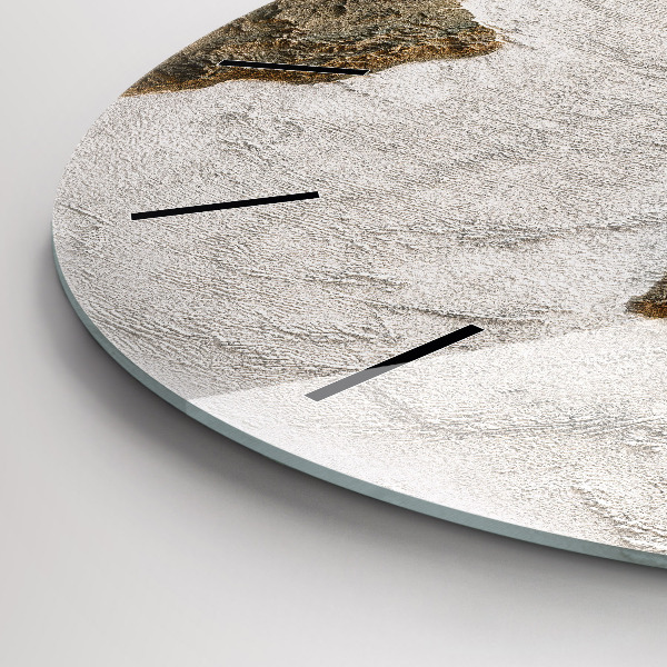 Orologio rotondo in vetro Mappa del vecchio mondo