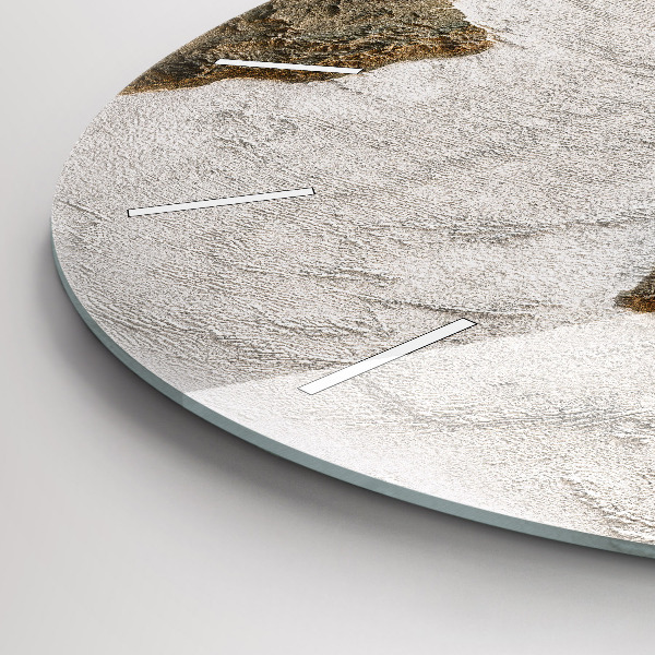 Orologio rotondo in vetro Mappa del vecchio mondo