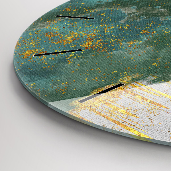 Orologio rotondo in vetro Motivo decorativo